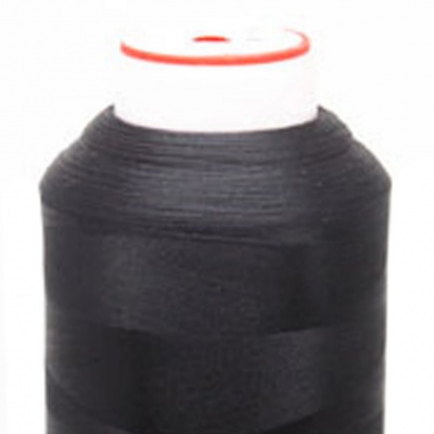 Нитки текстурированные некручёные, намот. 5 000 м, цвет чёрный - купить в Соликамске. Цена: 70.43 руб.