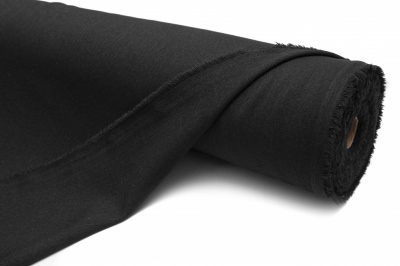 Ткань костюмная 21699 1144/1178, 236 гр/м2, шир.150см, цвет чёрный - купить в Соликамске. Цена 455.40 руб.