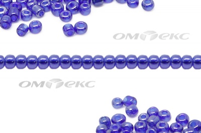 Бисер (TL) 11/0 ( упак.100 гр) цв.108 - синий - купить в Соликамске. Цена: 44.80 руб.