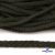Шнур плетеный d-6 мм круглый, 70% хлопок 30% полиэстер, уп.90+/-1 м, цв.1075-хаки - купить в Соликамске. Цена: 588 руб.