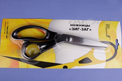 Ножницы ЗИГ-ЗАГ "MAXWELL" 230 мм - купить в Соликамске. Цена: 1 041.25 руб.