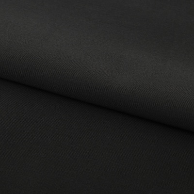 Костюмная ткань с вискозой "Меган", 210 гр/м2, шир.150см, цвет чёрный - купить в Соликамске. Цена 378.55 руб.