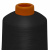 Нитки текстурированные кручёные, намот. 15 000 м, цвет чёрный - купить в Соликамске. Цена: 237.24 руб.