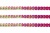 Пайетки "ОмТекс" на нитях, CREAM, 6 мм С / упак.73+/-1м, цв. 89 - розовый - купить в Соликамске. Цена: 468.37 руб.