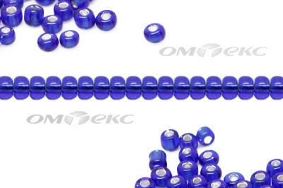 Бисер (SL) 11/0 ( упак.100 гр) цв.28 - синий - купить в Соликамске. Цена: 53.34 руб.