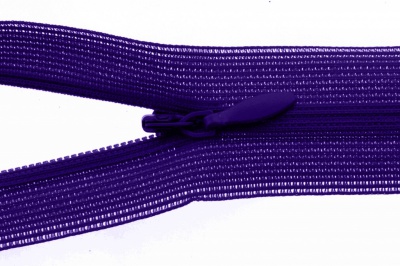Молния потайная Т3 866, 20 см, капрон, цвет фиолетовый - купить в Соликамске. Цена: 5.27 руб.