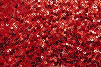 Сетка с пайетками №18, 188 гр/м2, шир.130см, цвет красный - купить в Соликамске. Цена 371 руб.
