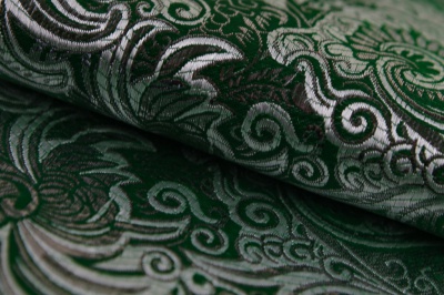 Ткань костюмная жаккард, 135 гр/м2, шир.150см, цвет зелёный№4 - купить в Соликамске. Цена 441.94 руб.
