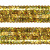 Тесьма с пайетками D16, шир. 20 мм/уп. 25+/-1 м, цвет золото - купить в Соликамске. Цена: 786.13 руб.
