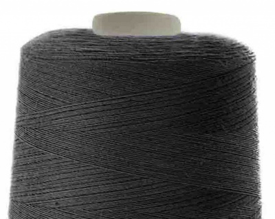 Швейные нитки (армированные) 28S/2, нам. 2 500 м, цвет чёрный - купить в Соликамске. Цена: 139.91 руб.