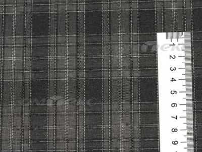 Ткань костюмная клетка 25235 2004, 185 гр/м2, шир.150см, цвет серый/бел - купить в Соликамске. Цена 