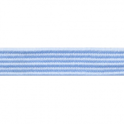 Резиновые нити с текстильным покрытием, шир. 6 мм ( упак.30 м/уп), цв.- 108-голубой - купить в Соликамске. Цена: 155.22 руб.